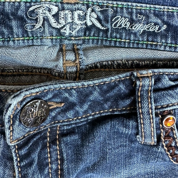 Wrangler Rock 47 by Jeans Size 7/8 X 34 - Picture 3 of 5